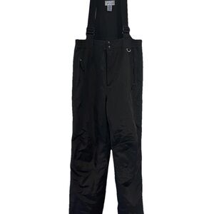Black Youth XL insulated overalls ski snowboarding winter wear